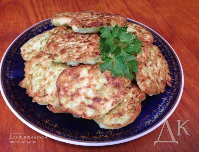 Кабачковые оладьи
