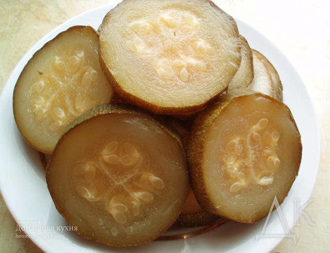 Кабачки консервированные