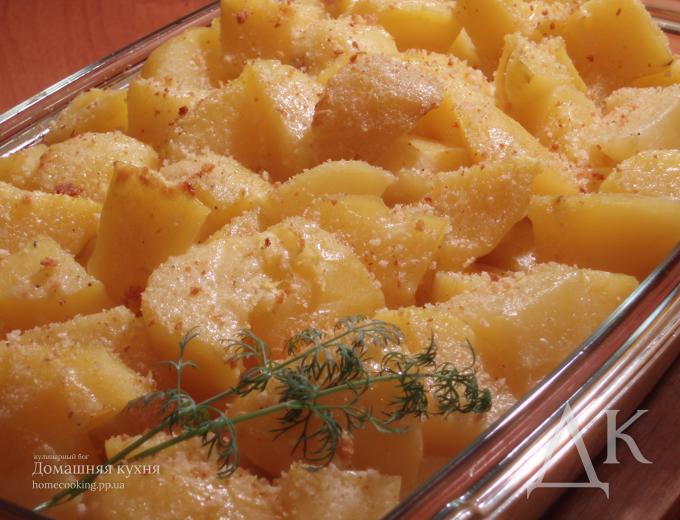 Курица запеченная с картофелем